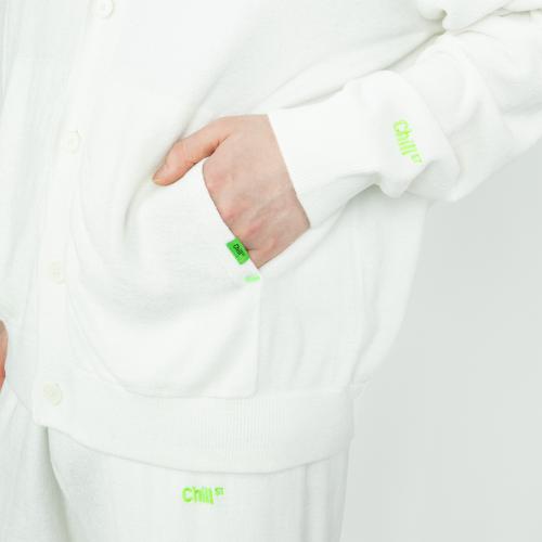 ＜ChillST＞Cloud pile Cardigan + Cloud pile Shorts