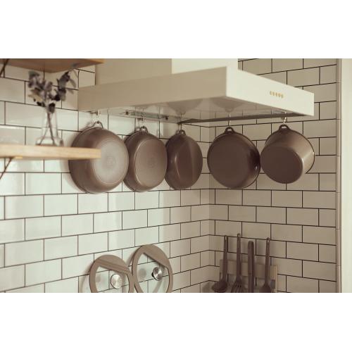 ＜LIV PLUS＞ソノマ セラミック IH ディープパン 24cm グレージュ