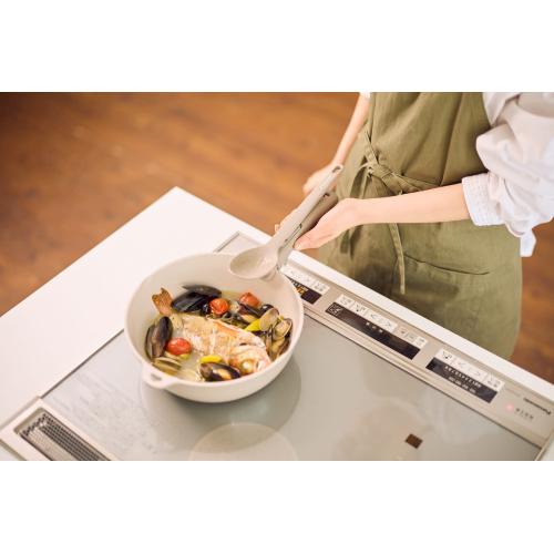 ＜LIV PLUS＞ソノマ 調理スプーン グレージュ