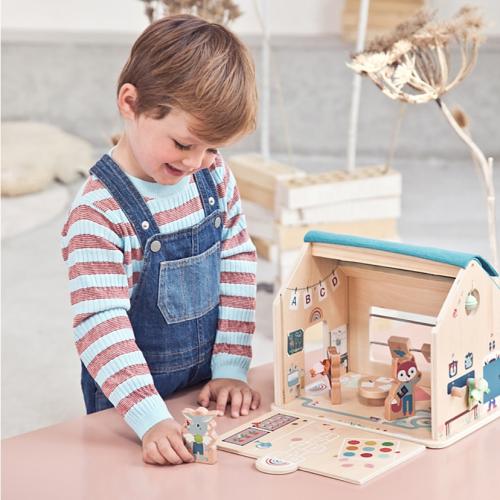 ＜Lilliputiens＞ごっこ遊び/学校ヘ行コウ