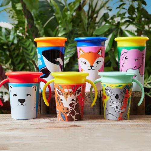 ＜munchkin＞ハンドル付きミラクルカップ・ワイルドラブ