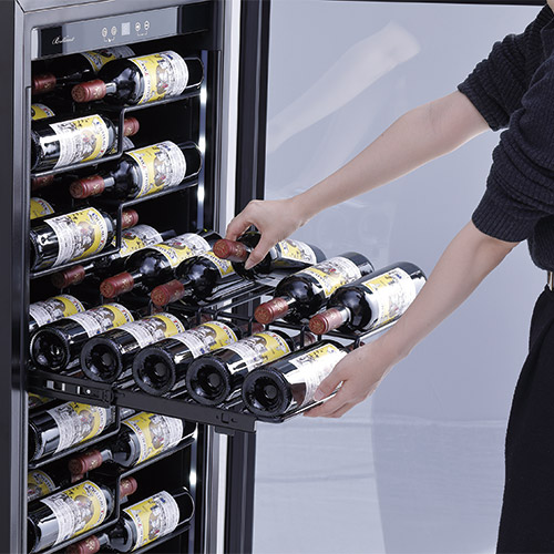 ＜ワインセラー＞ブリリアント40inv(BU-138i)R 左取手