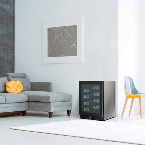 ＜ワインセラー＞ブリリアント40inv(BU-138i)R 左取手