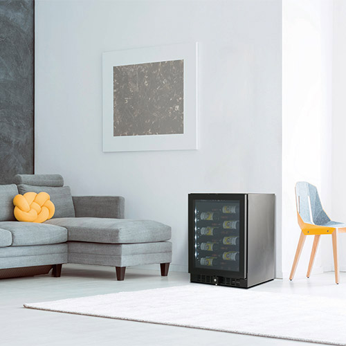 ＜ワインセラー＞ブリリアント40 inv(BU-138i)L右取手