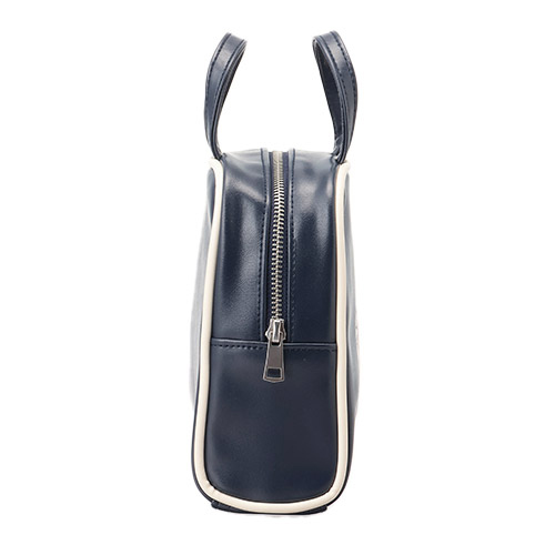 ＜ANAオリジナル＞レトロモチーフ  エアラインバッグ風スクエアポーチ（ネイビー）