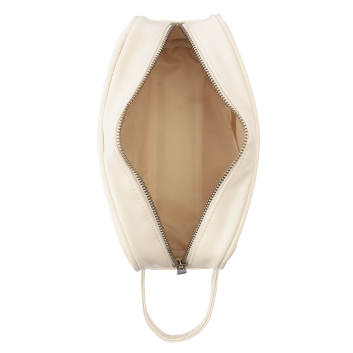 ＜ANAオリジナル＞レトロモチーフ  エアラインバッグ風レクタングルポーチ（アイボリー）