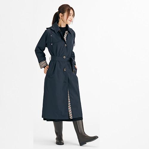 ＜ANAオリジナル＞Aquascutumレインコート/レディース/ネイビー