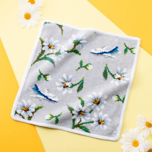 ＜ANAオリジナル＞FEILER for ANA　マーガレット ハンカチ ホワイト