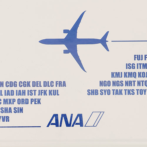＜ANAオリジナル＞就航地空港3レターデザインロゴ入りツールボックス　(T-190) ホワイト