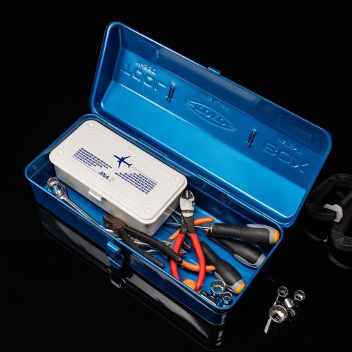 ＜ANAオリジナル＞就航地空港3レターデザインロゴ入りツールボックス　(T-190) ホワイト