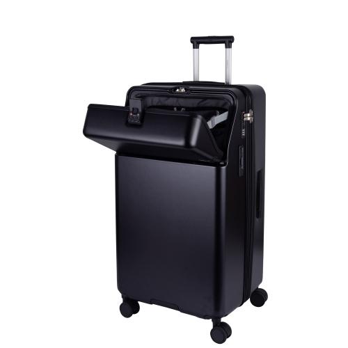 ＜TRAVELIST＞１秒アクセス ストッパー車輪 ワンタッチTop OpenキャリーLL 125L