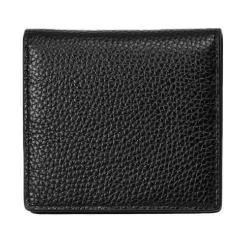 ＜ミラグロ＞イタリアンシュリンクレザー・薄型コンパクト財布