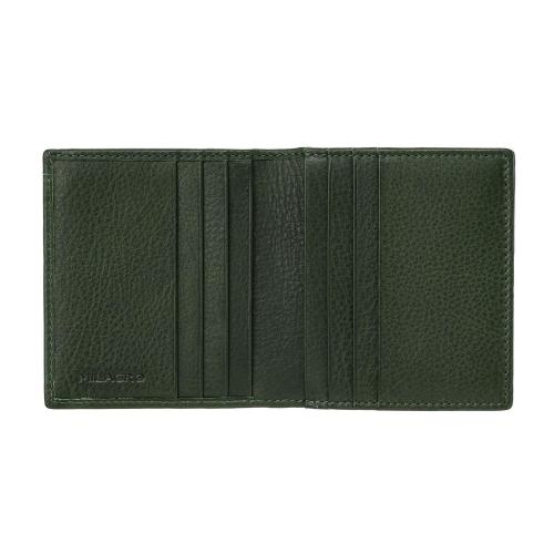 ＜ミラグロ＞牛革ソフトミリングレザー・マネースルー財布