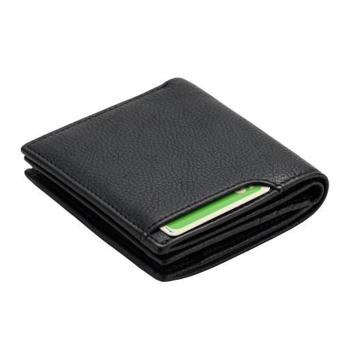 ＜ミラグロ＞牛革ソフトミリングレザー・マネースルー財布