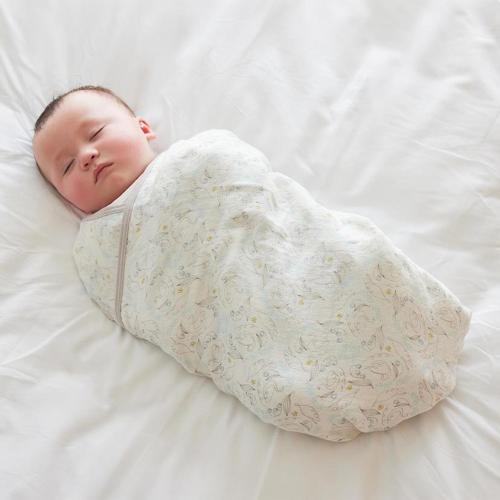 ＜D by DADWAY＞ガーゼおくるみ/スワンレイク/ラベンダー