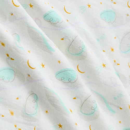 ＜D by DADWAY＞ガーゼおくるみ/スワンレイク/ラベンダー