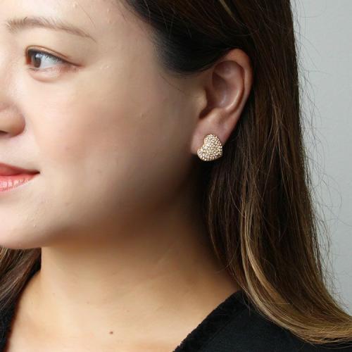 ＜アビステ＞ハートモチーフイヤリング