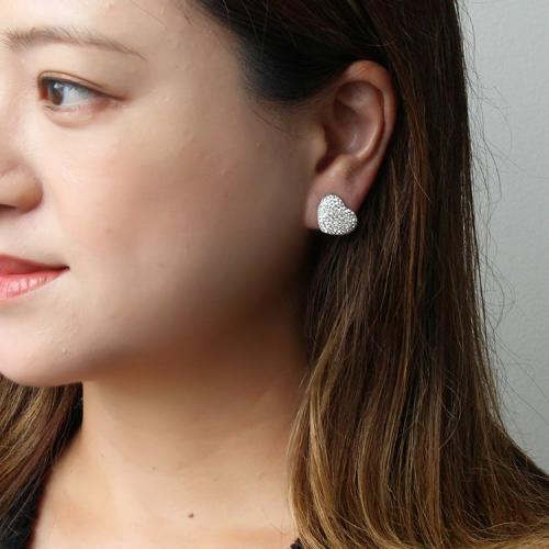 ＜アビステ＞ハートモチーフイヤリング