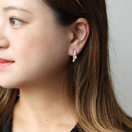 ＜アビステ＞ハーフフープイヤリング