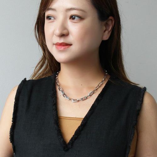 ＜アビステ＞チェーンデザインネックレス