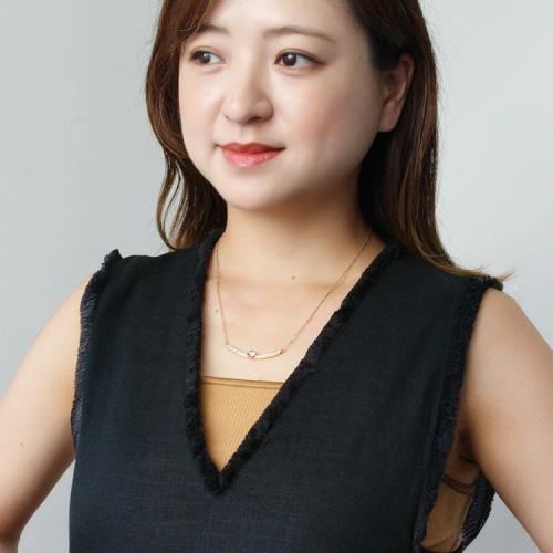 ＜アビステ＞メタルバーネックレス