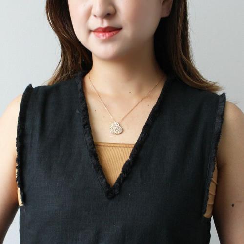 ＜アビステ＞ハートモチーフペンダントネックレス