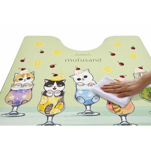 ＜ヨコズナ＞モフサンド PVC トイレマット
