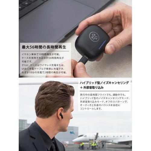 ＜JLab＞ワイヤレスイヤホン JBuds Pods ANC
