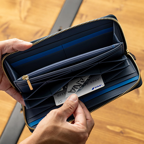 ＜ANAオリジナル＞キプリス for ANA　ハニーセル長財布