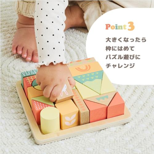 ＜PolarB＞バニーシリーズつみきパズル/22ピース