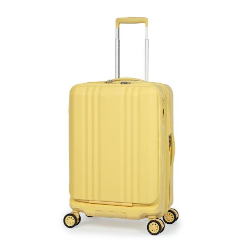 ＜A.L.I＞デカかるEdge2 フロントオープン 拡張機能搭載 ジッパーハードキャリー 55L（+10）