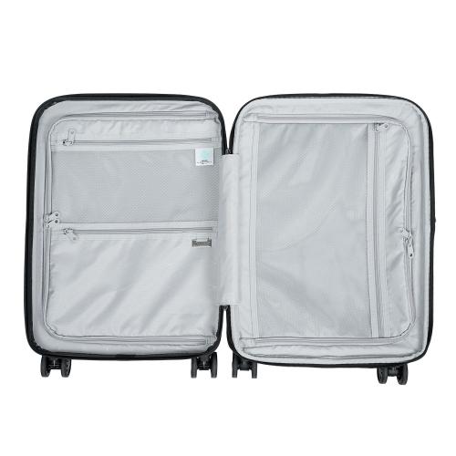 ＜A.L.I＞Pitaflat ワンタッチフロントオープン 拡張機能搭載 ジッパーハードキャリー 37L（+7）