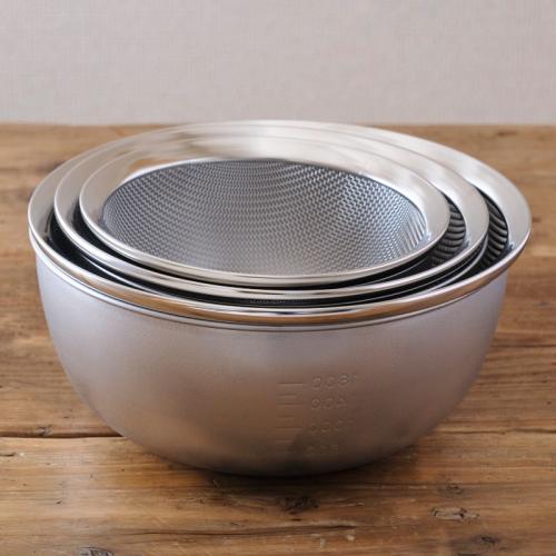＜匠＞ステンレスザルボウル6点セット
