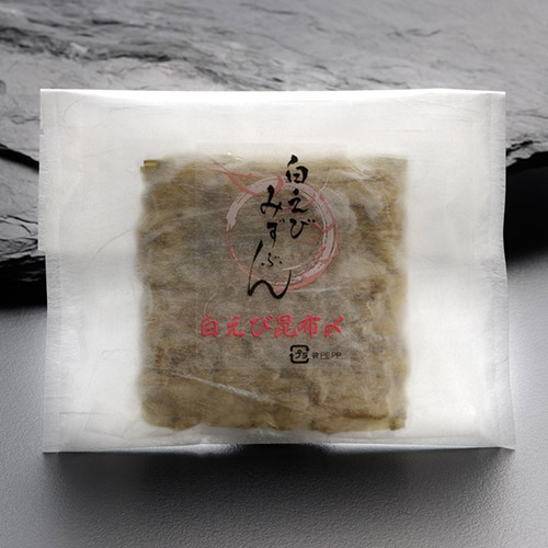 ＜富山白えび　水文＞白えび昆布〆 80g