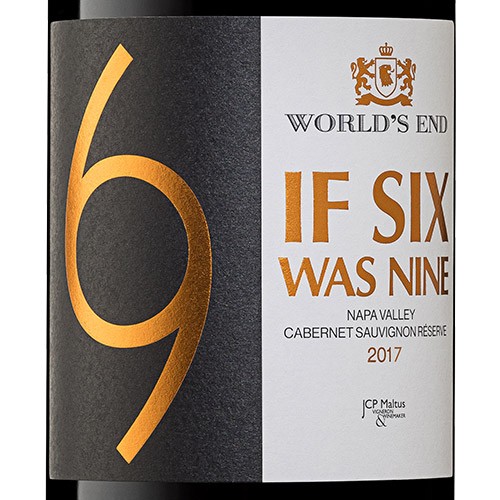 ＜ワールドエンド＞イフ シックス ワズ ナイン【2017】（赤ワイン）