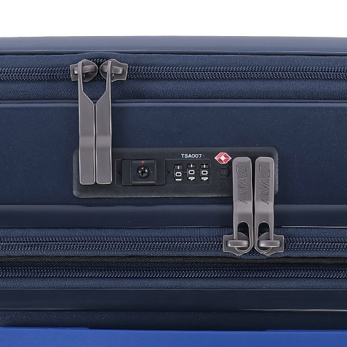 ＜ANAオリジナル＞フロントオープン 横型ビジネスキャリー（36L）機内持ち込み可 ネイビー