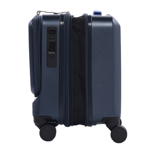 ＜ANAオリジナル＞フロントオープン 横型ビジネスキャリー（36L）機内持ち込み可 ネイビー
