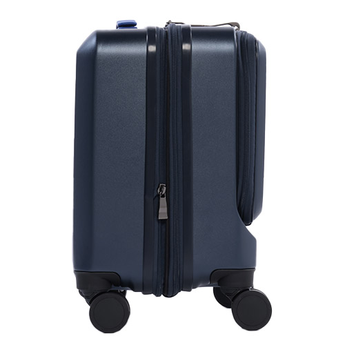 ＜ANAオリジナル＞フロントオープン 横型ビジネスキャリー（36L）機内持ち込み可 ネイビー