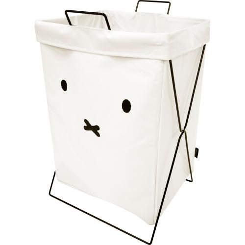＜オカトー＞miffy折り畳めるバスケット横型 顔だけミッフィー