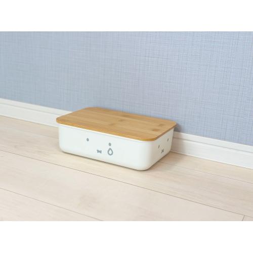 ＜オカトー＞miffyバンブーフタ付き収納ケースS