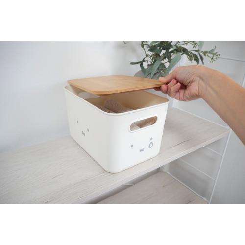 ＜オカトー＞miffyバンブーフタ付き収納ケースM