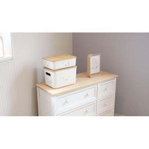 ＜オカトー＞miffyバンブーフタ付き収納ケースM