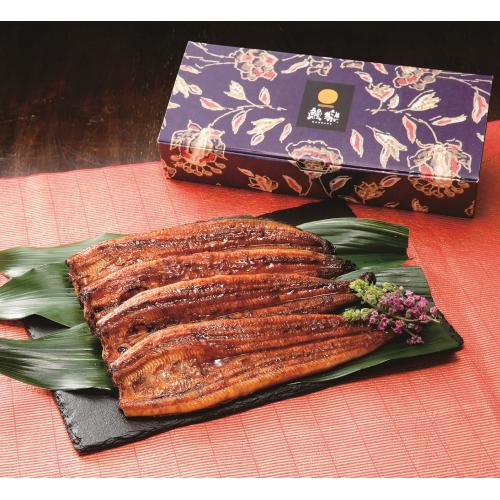 ＜鰻楽＞国産うなぎ長焼4尾（440g）