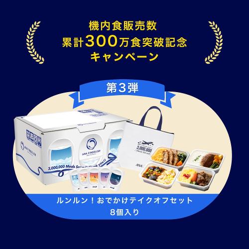 【300万食突破記念】第3弾ルンルン！おでかけテイクオフセット（機内食8個+オリジナル保冷バッグ）