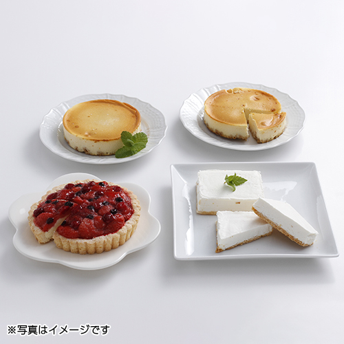 ＜乳蔵＞北海道３つのケーキセット
