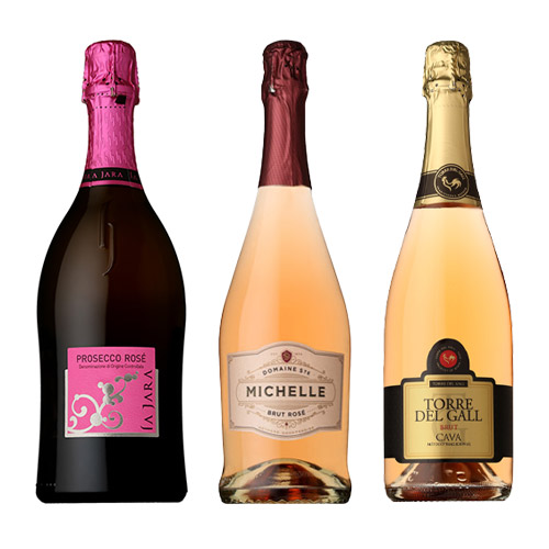 【送料当社負担】世界のロゼ・スパークリングワイン　3本セット