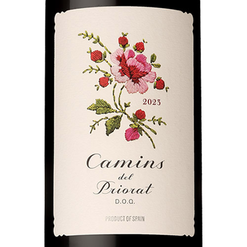 フラワーラベルの赤白ワイン2本セット