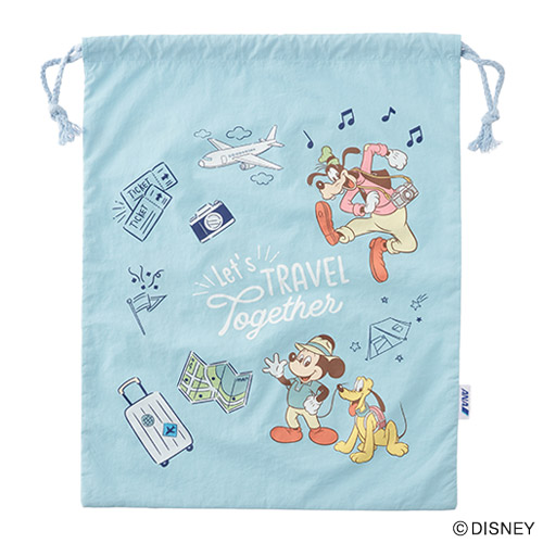 ＜ANAオリジナル＞ミッキー＆フレンズ/巾着バッグ