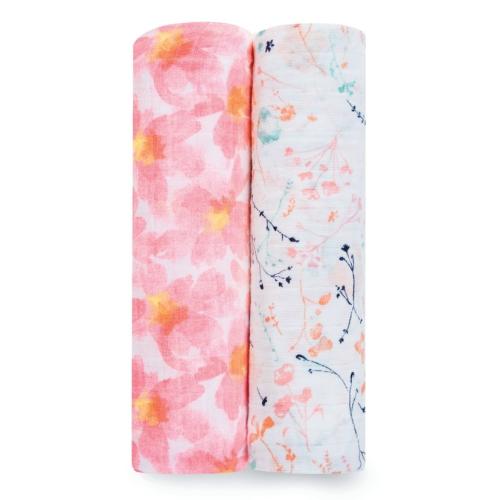 ＜aden + anais＞おくるみスワドル/2枚