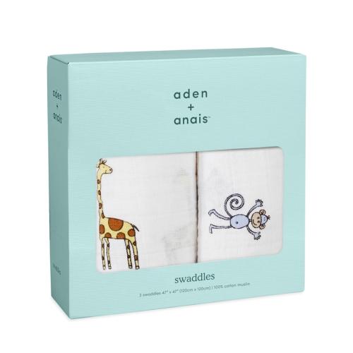 ＜aden + anais＞おくるみスワドル/2枚